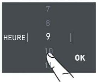 HEURE | 7 8 9 10 11 OK