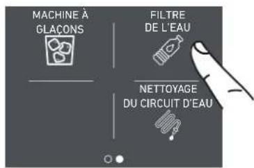 MACHINE À GLAÇONS FILTRE DE L'EAU NETTOYAGE DU CIRCUIT D'EAU