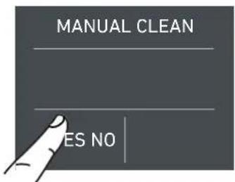 MANUAL CLEAN YES NO