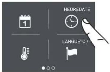 HEUREDATE LANGUE°C / °C