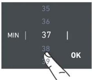 MIN | 35 36 37 38 39 OK