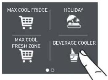 MAX COOL FRIDGE HOLIDAY MAX COOL FRESH ZONE BEVERAGE COOLER