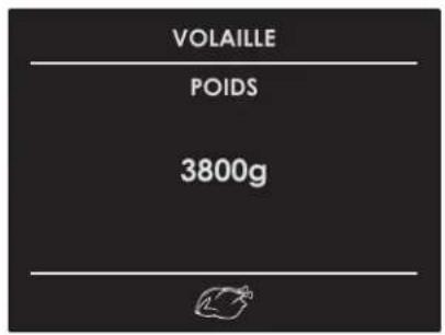 VOLAILLE POIDS 3800g