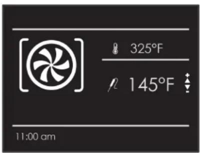 325°F 145°F 11:00 am