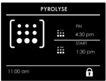 PYROLYSE FIN 4:30 pm START 1:30 pm 11:00 am