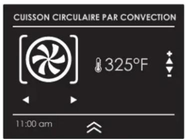 CUISSON CIRCULAIRE PAR CONVECTION [ ] 325°F 11:00 am