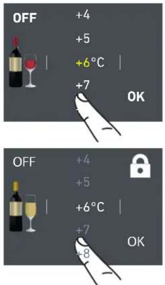 Fulgor Milano F7IBW24O2-L - Temperaturas de conservación de los vinos. - 2