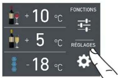 Fulgor Milano F7IBW24O2-L - 3) Configurer °C/°F - 2