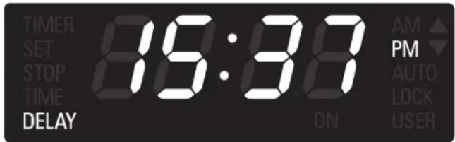 Fulgor Milano F6PDP30S1 - To Delay the Start of a Timed Mode - 2