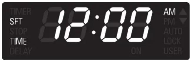 Fulgor Milano F6PDP30S1 - Para configurar la hora - 1