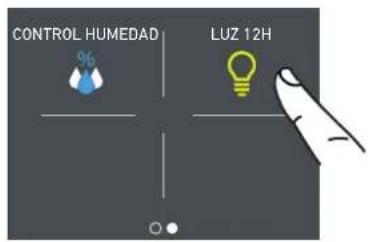 CONTROL HUMEDAD LUZ 12H