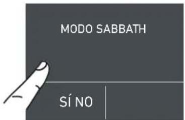 MODO SABBATH SÍ NO