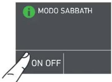 i MODO SABBATH ON OFF