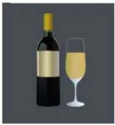 Fulgor Milano F7SWC24S1-R - Red Wine. - 1