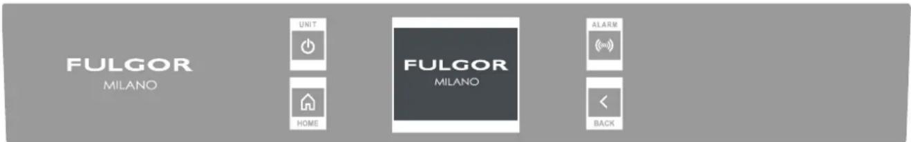 Fulgor Milano F7IFC18O1-R - Main control panel - 1