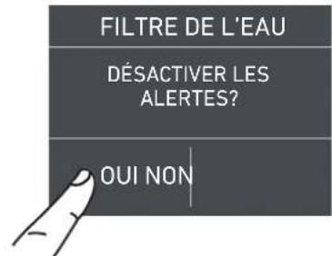 Fulgor Milano F7IFC18O1-R - 5a) Desactivation Filtrde l'eau - 8