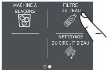 Fulgor Milano F7IFC18O1-R - 5a) Desactivation Filtrde l'eau - 3