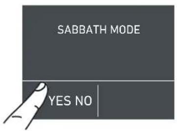 Fulgor Milano F7IFC18O1-R - 5) Sabbath Mode - 4