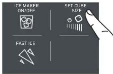 Fulgor Milano F7IFC24O1-R - 4a) Set Ice cube Size - Fast Ice - 3