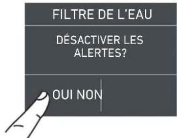 Fulgor Milano F7IFC24O1-R - 5a) Desactivation Filtrde l'eau - 8
