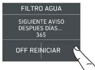 Fulgor Milano F7IFC24O1-R - 5b) Reiniciar Filtro - 3