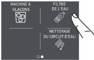 Fulgor Milano F7IFC24O1-R - 5a) Desactivation Filtrde l'eau - 4