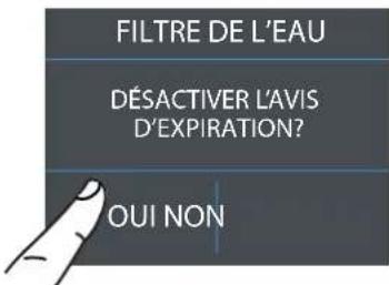 Fulgor Milano F7IFC24O1-R - 5a) Desactivation Filtrde l'eau - 5