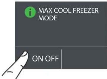 Fulgor Milano F7IFC24O1-R - 1) Max Cool Freezer Mode - 9