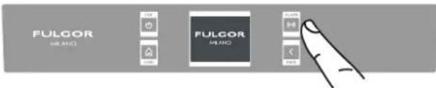 Fulgor Milano F7IFC24O1-R - Signaux d'information d'anomalies à l'écran. - 1