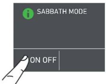 Fulgor Milano F7IFC24O1-R - 5) Sabbath Mode - 3