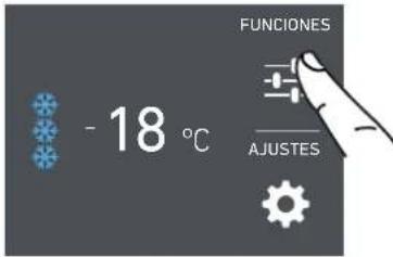 Fulgor Milano F7IFC24O1-R - 4a) Establisher el時間 del cubito de hielo - Super hielo - 1