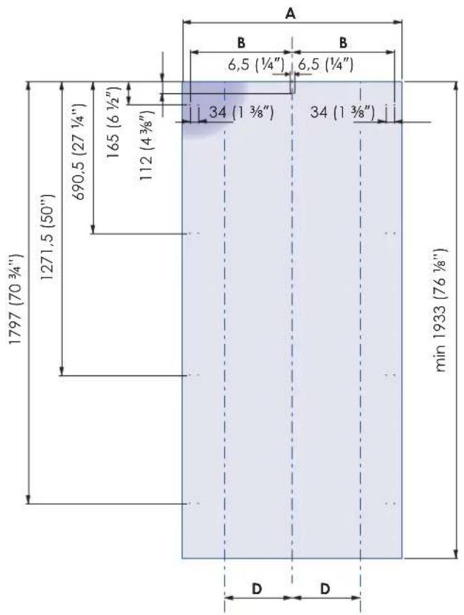 Fulgor Milano F7SRC36S1-L - Diseño de paneles decorativos para columna - 3
