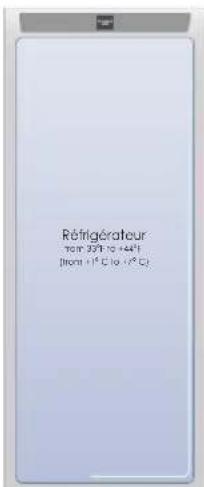 Réfrigérateur (en 30% to +40°) (en 15°C to +75°C)