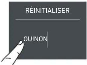 RÈINITIALISER OUINON