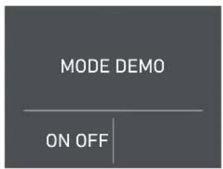 Fulgor Milano F7IRC24O1-L - 7) Mode Démo - 8