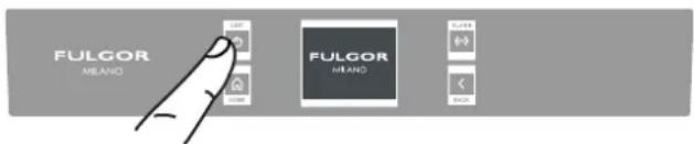 Fulgor Milano F7IFC30O1-R - Primera puesta en marcha del aparato - 3