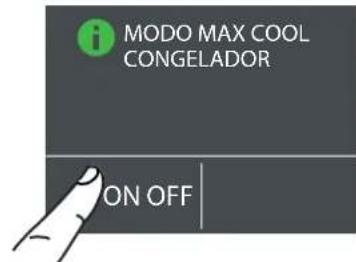 Fulgor Milano F7IFC30O1-R - 1) Modo Max Cool Congelador - 3