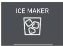 Fulgor Milano F7IFC30O1-R - Activation and use of the Ice Maker - 1