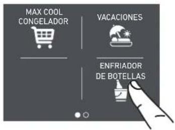 Fulgor Milano F7IFC30O1-R - 3) Enfriador rápido de botellas - 4