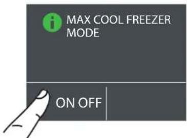 Fulgor Milano F7IFC30O1-R - 1) Max Cool Freezer Mode - 9