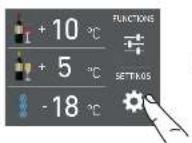 Fulgor Milano F7PBW24S1-R - 3) Set °F/°C - 1