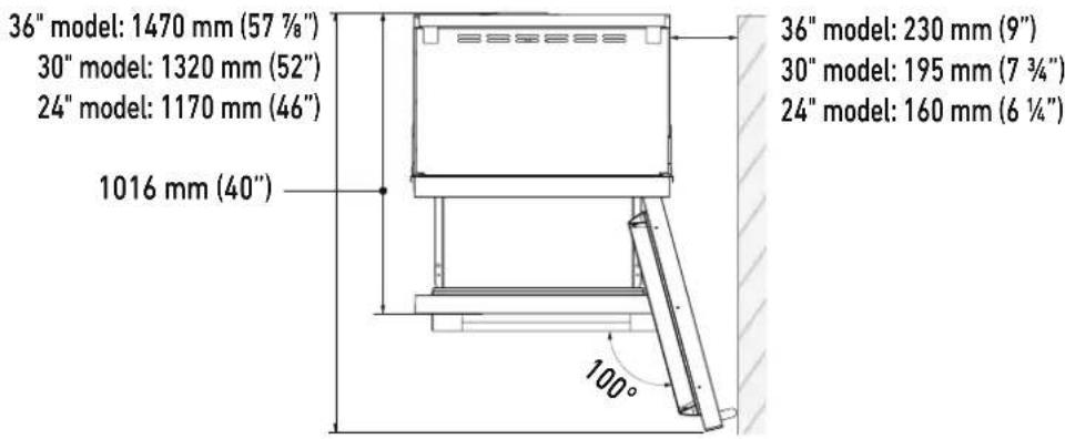 Fulgor Milano F7IRC30O1-L - B Appliance height - 4