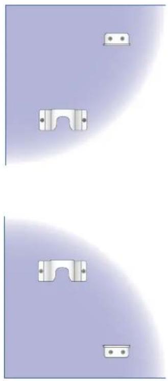 Fulgor Milano F7IRC30O1-L - Overlay panels layout for appliance with one bottom-drawer - 3