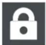 Fulgor Milano F7PBW24S2-R - Padlock icon. - 2