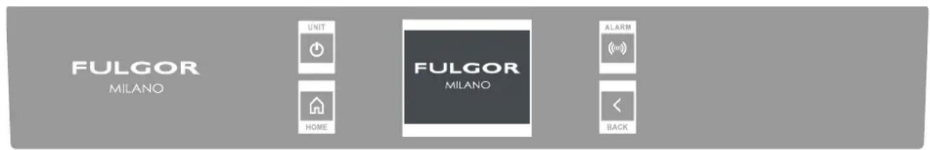 Fulgor Milano F7SFC24S1-R - Panneau de commande principal - 1