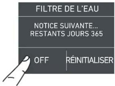 Fulgor Milano F7SFC24S1-R - 5a) Desactivation Filtrde l'eau - 6