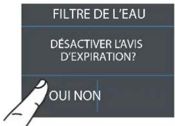 Fulgor Milano F7SFC24S1-R - 5a) Desactivation Filtrde l'eau - 5