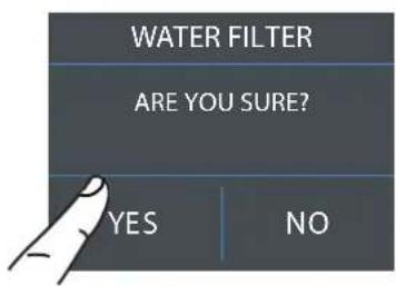 Fulgor Milano F7SFC24S1-R - 5a) Water Filter Deactivation - 5