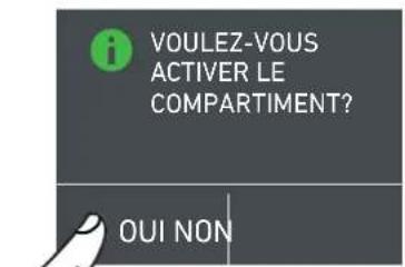 Fulgor Milano F7IWC24O1-R - Activer de nouveau les compartiments. - 3