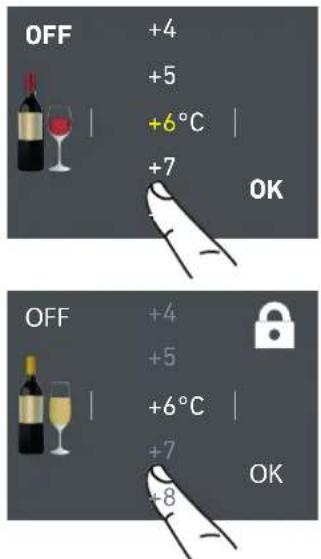 Fulgor Milano F7PBW24S2-L - Temperaturas de conservación de los vinos. - 2